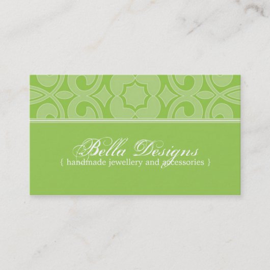 Carte de visite moderne (Devant)