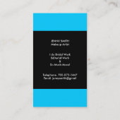 Carte de visite moderne (Dos)