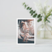 Carte de visite moderne (Debout devant)