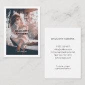 Carte de visite moderne (Devant / Derrière)