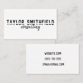 carte de visite moderne (Devant / Derrière)