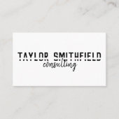 carte de visite moderne (Devant)