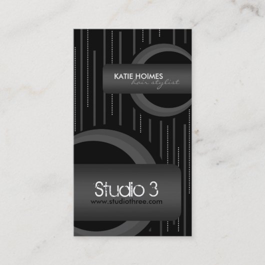 Carte de visite moderne (Devant)