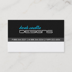 Carte de visite moderne