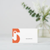 Carte de visite moderne (Debout devant)