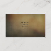Carte de visite moderne (Dos)