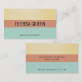 Carte De Visite Moderne (Devant / Derrière)