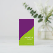 Carte de visite moderne (Debout devant)