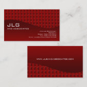 Carte de visite moderne (Devant / Derrière)