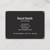 Carte De Visite Moderne 3,5" x 2,5" (Dos)