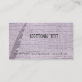 Carte De Visite Moderne à la mode du stylo antique de l'auteur (Dos)