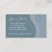 Carte de visite moderne abstrait (Dos)