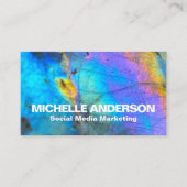 Carte De Visite Moderne Abstrait couleur professionnelle (Devant)