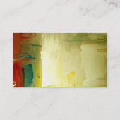 Carte De Visite Moderne Abstrait élégant (Dos)