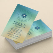 Carte De Visite Moderne Abstrait Gradient tendance Ajouter un logo