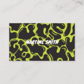 carte de visite moderne abstraite groovy (Devant)