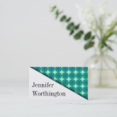 Carte de visite moderne Angle Premium (Debout devant)