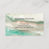 Carte De Visite moderne architecture minimale bus immobilier (Dos)