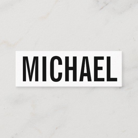 Carte de visite moderne audacieux professionnel (Devant)