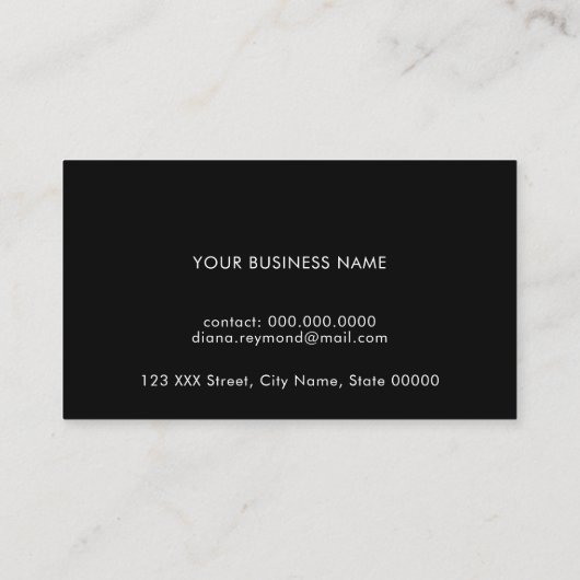 carte de visite moderne avec carte du monde blanc  (Dos)