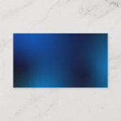 Carte de visite moderne avec dégradé bleu et code (Dos)