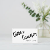 Carte de visite moderne avec photo et code Qr (Debout devant)