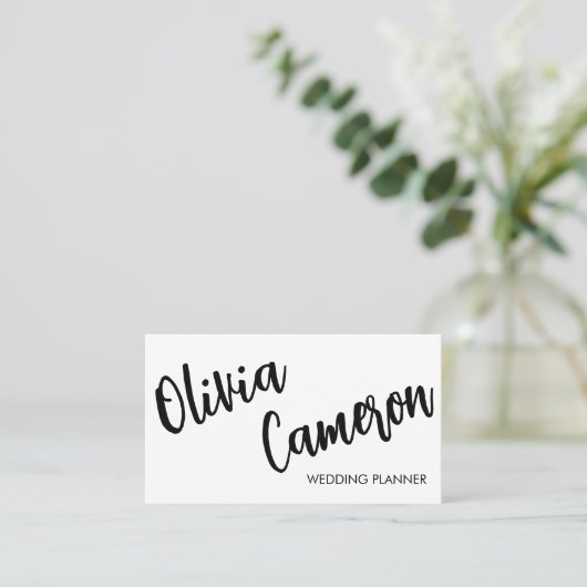 Carte de visite moderne avec photo et code Qr (Debout devant)