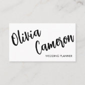 Carte de visite moderne avec photo et code Qr (Devant)