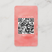 Carte de visite moderne avec photo et médias socia (Dos)