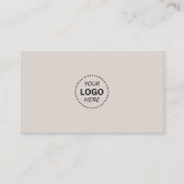 Carte de visite moderne avec QR Code de logo profe (Devant)