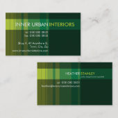 CARTE DE VISITE MODERNE :: bande movale 1L (Devant / Derrière)