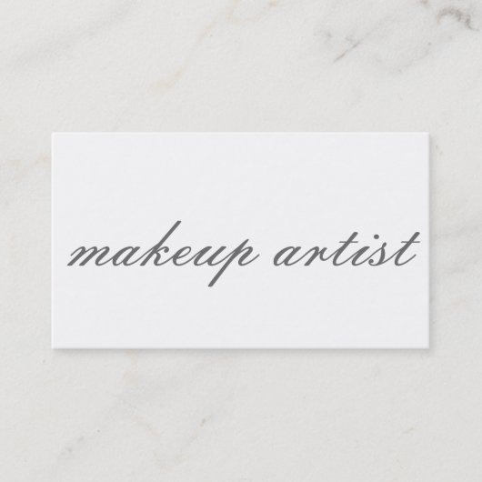 Carte de visite moderne Black White Grey tendance (Devant)