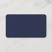 Carte De Visite Moderne bleu clair et bleu (Dos)