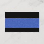 Carte De Visite Moderne - Bleu Texture Embossée (Dos)