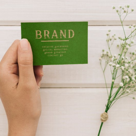 Carte de visite Moderne Bleue avec Code QR | Entre