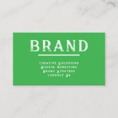 Carte de visite Moderne Bleue avec Code QR | Entre (Devant)