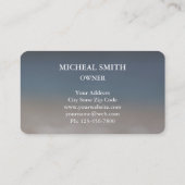 Carte De Visite Moderne Boho Floral Kraft (Dos)