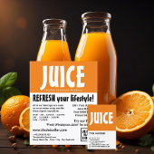 Carte De Visite Moderne Bold, bar à jus