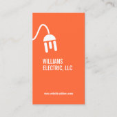 CARTE DE VISITE MODERNE BOLD ORANGE (Devant)