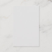 Carte De Visite Moderne Bold, Vol Steward & Pilote (Dos)