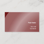 Carte De Visite Moderne Bordeaux Nat Ombré (Dos)