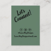 Carte de visite moderne Boss Femme Bijoux (Dos)