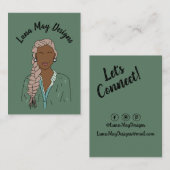 Carte de visite moderne Boss Femme Bijoux (Devant / Derrière)