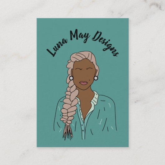 Carte de visite moderne Boss Femme Bijoux (Devant)