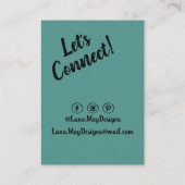 Carte de visite moderne Boss Femme Bijoux (Dos)