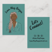 Carte de visite moderne Boss Femme Bijoux (Devant / Derrière)