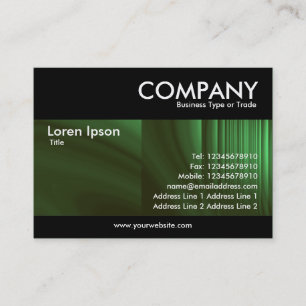 Carte De Visite Moderne - Bouteille Texture verte