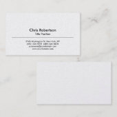 Carte de visite moderne branché de charme (Devant / Derrière)