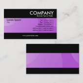 Carte De Visite Moderne - Buble Cloud Purple (Devant / Derrière)