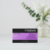 Carte De Visite Moderne - Buble Cloud Purple (Debout devant)